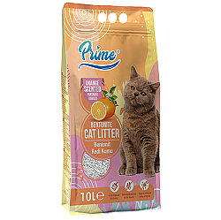 Prime Kalın Taneli Portakal Kokulu Kedi Kumu 10 Lt x 2 Adet - 2