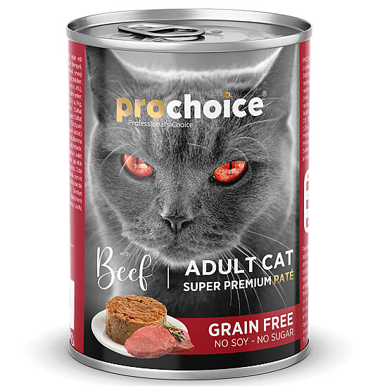 Pro Choice Beef Biftek Etli Tahılsız Kedi Konservesi 400 Gr - 2