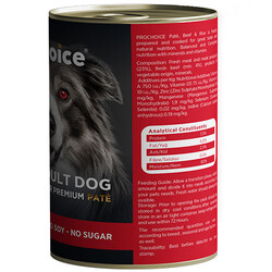 Pro Choice Beef Biftek Etli Tahılsız Köpek Konservesi 400 Gr - 3