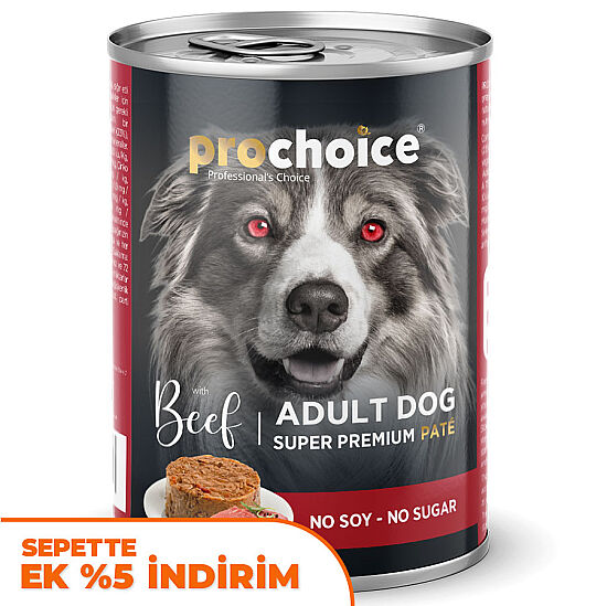 Pro Choice Beef Biftek Etli Köpek Konservesi 400 Gr - 1