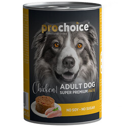 Pro Choice Chicken Tavuk Etli Tahılsız Köpek Konservesi 400 Gr - Thumbnail