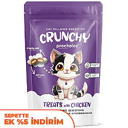 Pro Choice Crunchy Sensitive Hassas Kediler İçin Tavuklu Kedi Ödül Maması 60 Gr - Pro Choice