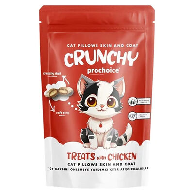 Pro Choice Crunchy Skin Coat Tüy Kaybını Önlemeye Yardımcı Tavuklu Kedi Ödül Maması 60 Gr - 2