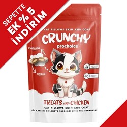 Pro Choice Crunchy Skin Coat Tüy Kaybını Önlemeye Yardımcı Tavuklu Kedi Ödül Maması 60 Gr - Pro Choice