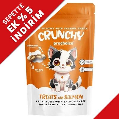 Pro Choice Crunchy Somonlu Kedi Ödül Maması 60 Gr - 1