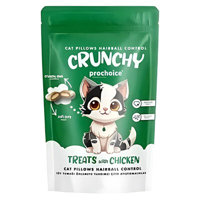 Pro Choice Crunchy Hairball Tüy Yumağı Kontrolü Tavuklu Kedi Ödül Maması 60 Gr - 2