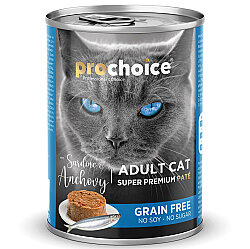 Pro Choice Fish Sardalya ve Hamsili Tahılsız Kedi Konservesi 400 Gr x 6 Adet - 3
