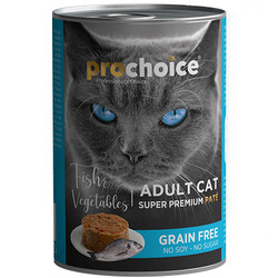 Pro Choice Fish Vegetable Balık ve Sebzeli Tahılsız Kedi Konservesi 400 Gr - 2