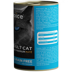 Pro Choice Fish Vegetable Balık ve Sebzeli Tahılsız Kedi Konservesi 400 Gr - 3