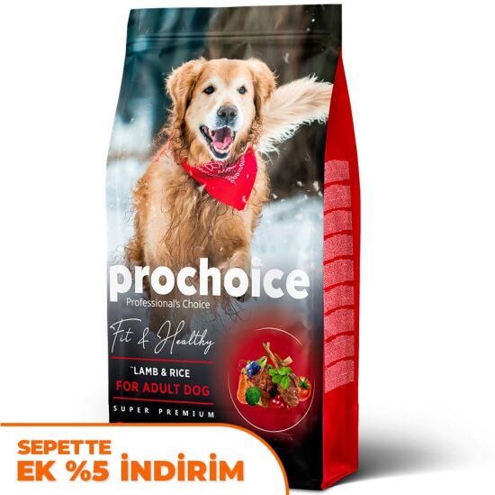Pro Choice Fit Healthy Lamb Kuzu Eti ve Pirinçli Köpek Maması 3 Kg - 1