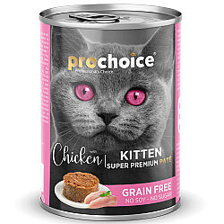 Pro Choice Kitten Chicken Tavuk Etli Tahılsız Yavru Kedi Konservesi 400 Gr - 2