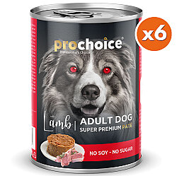 Pro Choice Lamb Kuzu Etli Köpek Konservesi 400 Gr x 6 Adet - 2