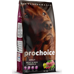 Pro Choice - Pro Choice Meat Etli Köpek Maması 12 Kg + 4 Adet Temizlik Mendili