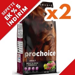 Pro Choice Meat Etli Köpek Maması 12 Kg x 2 Adet - Pro Choice