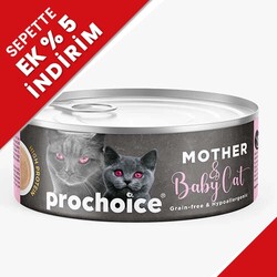 Pro Choice Mother Baby Cat Anne ve Yavru Kediler İçin Tavuklu Yaş Mama 80 Gr - Pro Choice