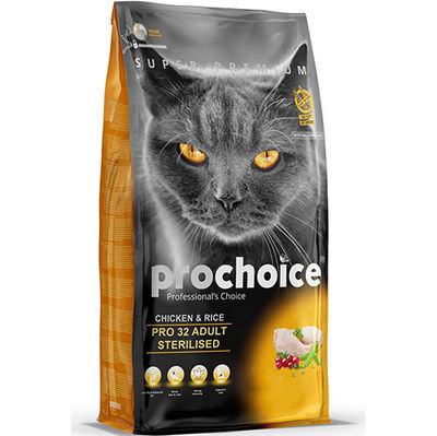 Pro Choice Pro32 Kısırlaştırılmış Tavuklu Kedi Maması 15 Kg 