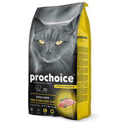Pro Choice - Pro Choice Pro35 Tavuk ve Ördek Kısırlaştırılmış Kedi Maması 2 Kg