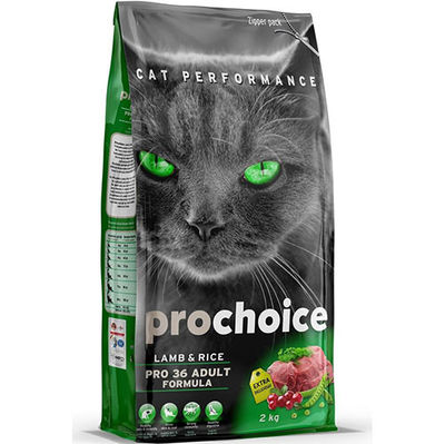 Pro Choice Pro36 Lamb Kuzu Etli Kedi Maması 2 Kg + Bestpet Kedi Konservesi 100 gr