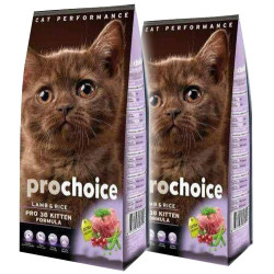 Pro Choice Pro38 Kitten Kuzu Etli Yavru Kedi Maması 400 + 400 Gr - Pro Choice