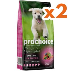 Pro Choice - Pro Choice Perfect Start Puppy Kuzu Etli Yavru Köpek Maması 12 Kg x 2 Adet