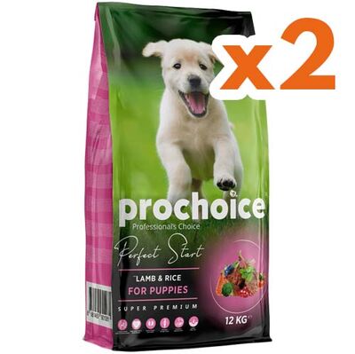 Pro Choice Perfect Start Puppy Kuzu Etli Yavru Köpek Maması 12 Kg x 2 Adet