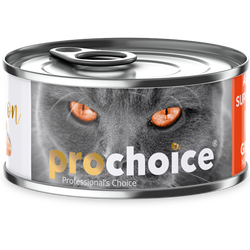 Pro Choice - Pro Choice Pate Salmon Somon Etli Tahılsız Ezme Kedi Konservesi 80 Gr