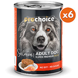 Pro Choice Salmon Somon Etli Köpek Konservesi 400 Gr x 6 Adet - 2