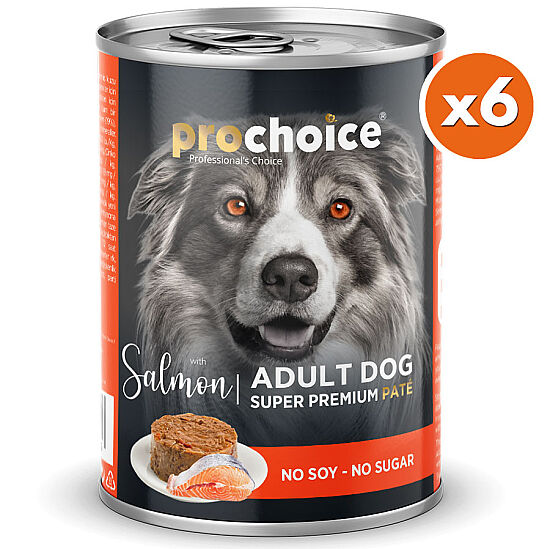 Pro Choice Salmon Somon Etli Köpek Konservesi 400 Gr x 6 Adet - 2