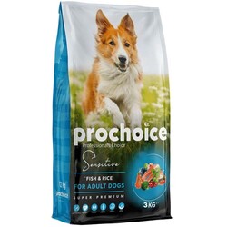 Pro Choice - Pro Choice Sensitive Balıklı Hassas Köpek Maması 3 Kg + 2 Adet Temizlik Mendili