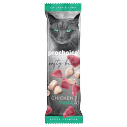 Pro Choice Softy Bites Tavuklu ve Ton Balıklı Yumuşak Kedi Ödül Maması 10 Gr - 2