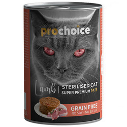 Pro Choice Sterilised Lamb Kuzu Etli Tahılsız Kısırlaştırılmış Kedi Konservesi 400 Gr - 2