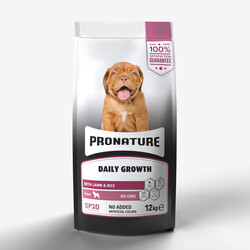 Pro Nature - Pro Nature Daily Growth Kuzulu Yavru Köpek Maması 12 Kg + 4 Adet Temizlik Mendili