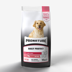 Pro Nature Daily Protect Kuzu Etli ve Pirinçli Yetişkin Köpek Maması 12 Kg - Pro Nature