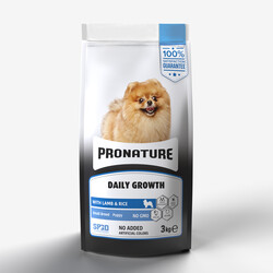 Pro Nature - Pro Nature Daily Small Breed Küçük Irk Kuzulu Yavru Köpek Maması 3 Kg + 2 Adet Temizlik Mendili