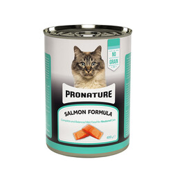 Pro Nature - Pro Nature Tahılsız Kısırlaştırılmış Somonlu Kedi Maması 400 Gr