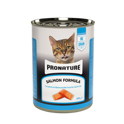 Pro Nature Tahılsız Somonlu Yetişkin Kedi Konservesi 400 Gr - Pro Nature
