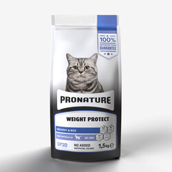 Pro Nature Weight Protect Sterilised Kısırlaştırılmış Hamsili Kedi Maması 1,5 Kg - Pro Nature