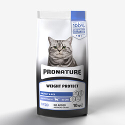Pro Nature - Pro Nature Weight Protect Sterilised Kısırlaştırılmış Hamsili Kedi Maması 10 Kg + 4 Adet Temizlik Mendili