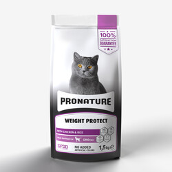 Pro Nature Weight Protect Sterilised Kısırlaştırılmış Tavuklu Kedi Maması 1,5 Kg - Pro Nature