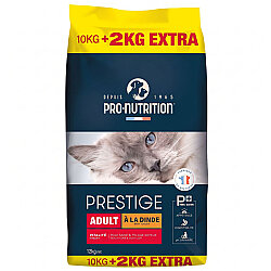 Pro Nutrition Prestige Dinde Hindi Etli Kedi Maması 10 + 2Kg - Pro Nutrition