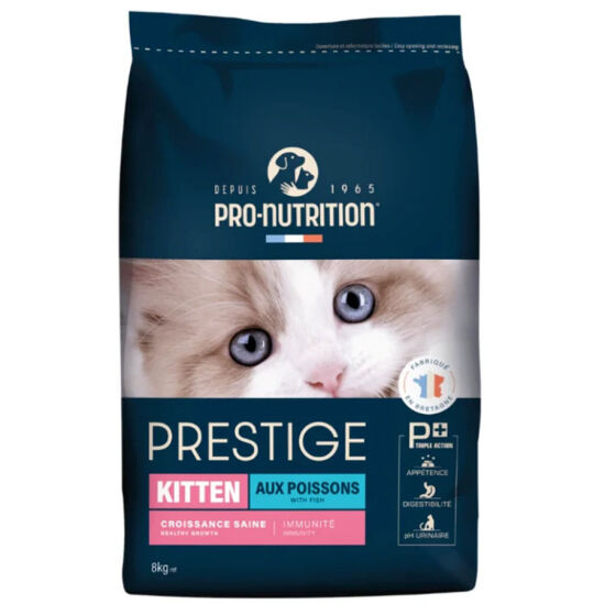 Pro Nutrition Prestige Kitten Balıklı Yavru Kedi Maması 8 Kg + Gimcat Kedi Pudingi 150 Gr - 2