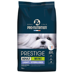 Pro Nutrition - Pro Nutrition Prestige Küçük Irk Light Yetişkin Köpek Maması 3 Kg