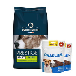 Pro Nutrition - Pro Nutrition Prestige Küçük Irk Yetişkin Köpek Maması 8 Kg + 2 Adet Gimdog 70 Gr Köpek Ödülü