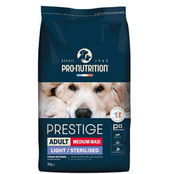 Pro Nutrition - Pro Nutrition Prestige Light Sterilised Yetişkin Köpek Maması 3 Kg