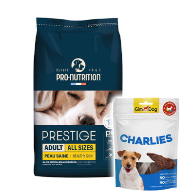Pro Nutrition Prestige Skin Care Yetişkin Köpek Maması 3 Kg + Gimdog 70 Gr Köpek Ödülü - 1