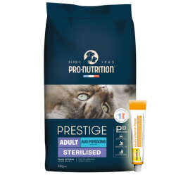Pro Nutrition Prestige Sterilised Balıklı Kısırlaştırılmış Kedi Maması 10 Kg + Gimcat 20 Gr Multivitamin Paste - Pro Nutrition