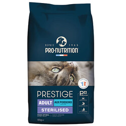 Pro Nutrition - Pro Nutrition Prestige Sterilised Balıklı Kısırlaştırılmış Kedi Maması 10 Kg