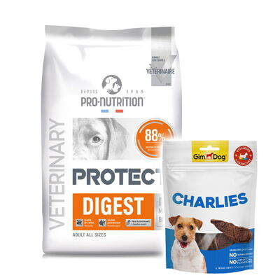 Pro Nutrition Protect Veterinary Digest Sindirim Sistemi Destekleyici Köpek Maması 2 Kg + Gimdog 70 Gr Köpek Ödülü - 1
