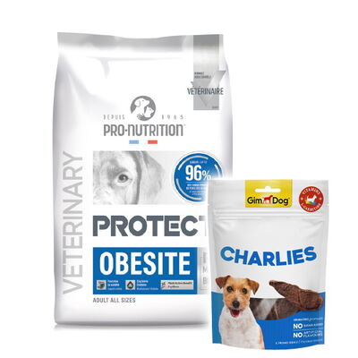 Pro Nutrition Protect Veterinary Obesite Kilo Kontrolü İçin Köpek Maması 2 Kg + Gimdog 70 Gr Köpek Ödülü - 1