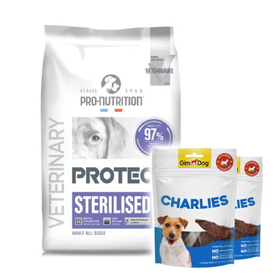 Pro Nutrition Protect Veterinary Sterilised Köpek Maması 12 Kg + 2 Adet Gimdog 70 Gr Köpek Ödülü - 1